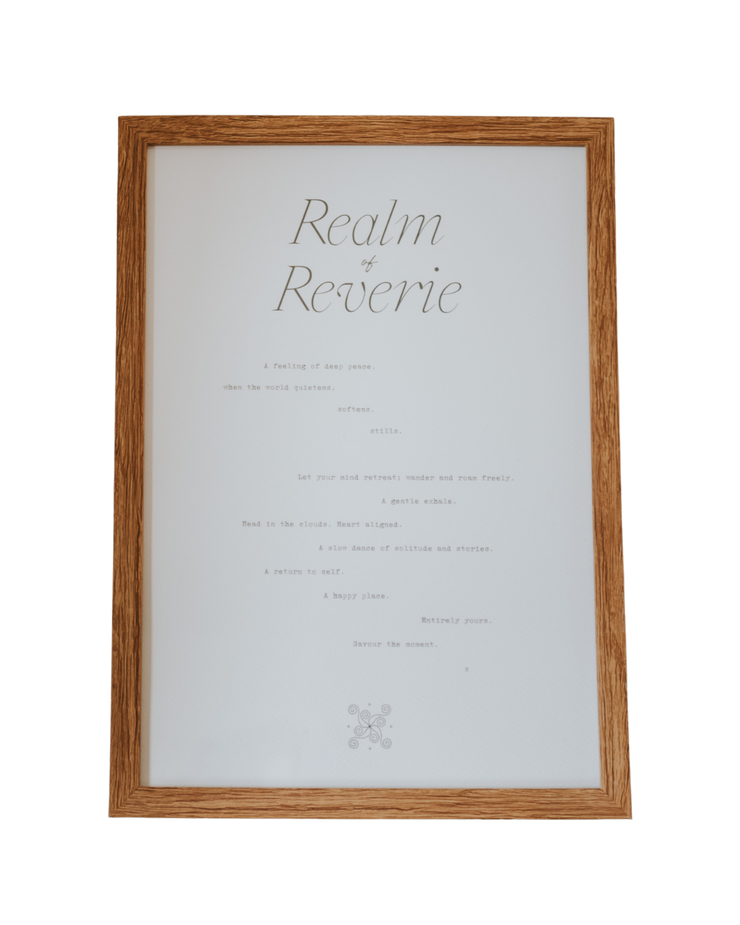 Realm of Reverie A5 Typography Art Print